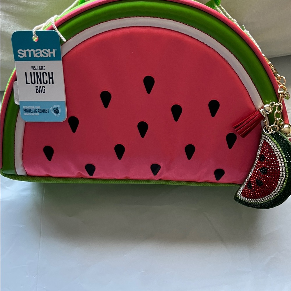 Vibrant Watermelon Lunch Tote - Charm SOLD SEPARATELY - Picture 2 of 8